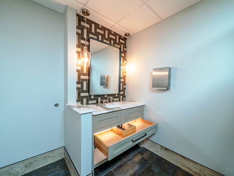 renovation of commercial bathroom in northern virginia
