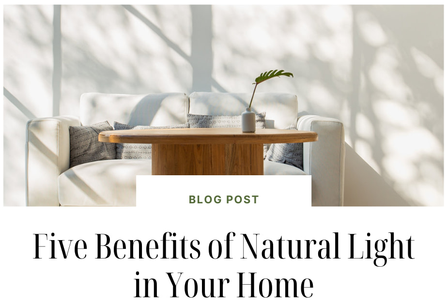 Benefits of Natural Light