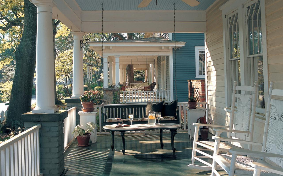 Classic Southern Front Porches