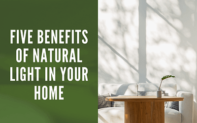 Five Benefits of Natural Light in Your Home